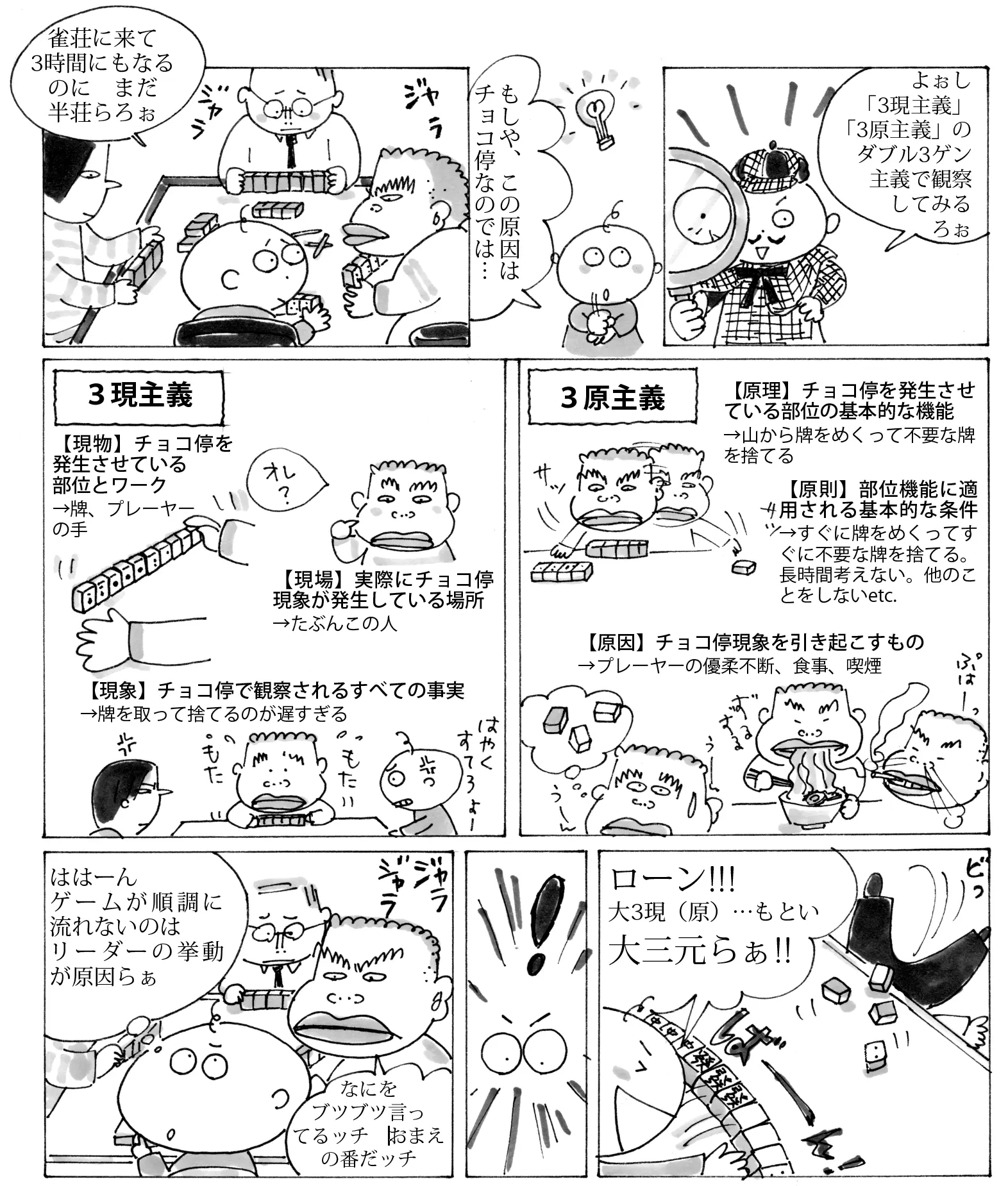 雀卓のチョコ停を突きとめよ!