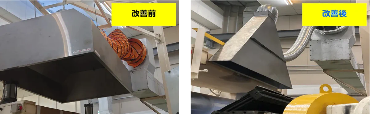 自作したダクト