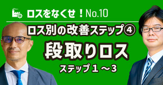 【NO.10】ロス別の改善ステップ④　段取りロス（ステップ1〜3）